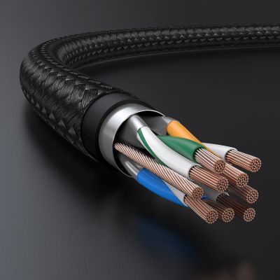 8. Ugreen NW150 80424 Ethernet RJ45 Cat 7 10 Gbit/s Kabel 3 m – Schwarz