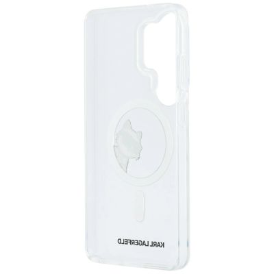 7. Karl Lagerfeld IML Peekaboo Choupette MagSafe Hülle für Samsung Galaxy S26 Ultra - transparent