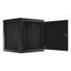 Lanberg WF01-6612-00B 12HE Rack-Wandschrank Schwarz