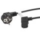 6. Lanberg CA-C13C-12CC-0018-BK Kabel (C13 / IEC C13 / IEC 320 C13 F - Schuko M; 1,8 m; schwarz)