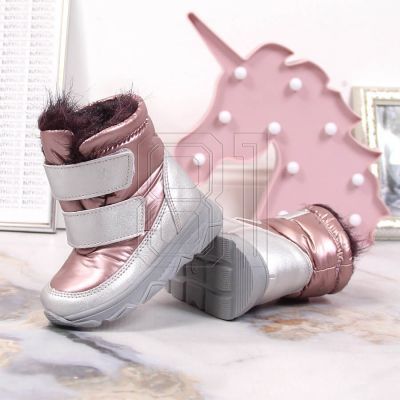 7. Kornecki Jr KOR6895B Wasserdichte Schneestiefel mit Klettverschlussmembran