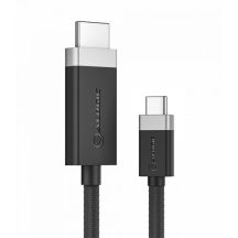 ALOGIC FUCHD1-SGR 1m HDMI Typ-A (Standard) auf USB Typ-C Kabeladapter Grau
