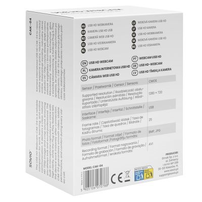 4. SAVIO WEBCAM 720P CAK-04