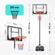3. Meteor Denver Freistehender Basketballkorb 108-210 cm