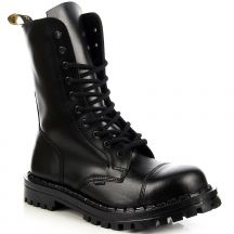 Gregor M GRE1062B nicht isolierte Kampfstiefel, schwarz