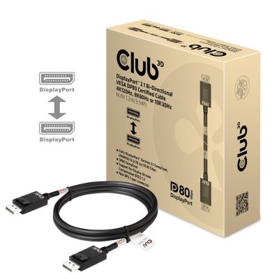 2. CLUB3D CAC-1091 DisplayPort-Kabel 1,2 m Schwarz