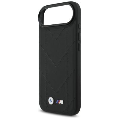 6. BMW M Quilted Logo MagSafe Case für iPhone 17 Air – Schwarz