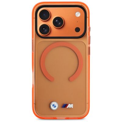 3. BMW M IML MagSafe Hülle mit Metalllogos für iPhone 17 Pro – Pro Orange