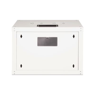 8. Digitus Unique 19" 7U Wand-Netzwerkschrank, 600 x 450 mm, Glastür, grau, ungeteilt, montiert, 100 kg