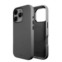Puro Icon Mag Pro MagSafe Silikonhülle für iPhone 16 Pro – Dunkelgrau