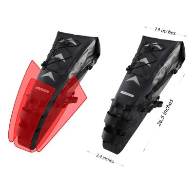 2. Rockbros AS-013 10L Satteltasche - Schwarz