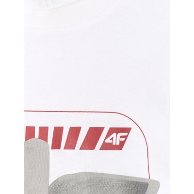 8. Herren-T-Shirt mit Aufdruck, regulär, Größe 4F 4FRAW25TTSHM3612-10S