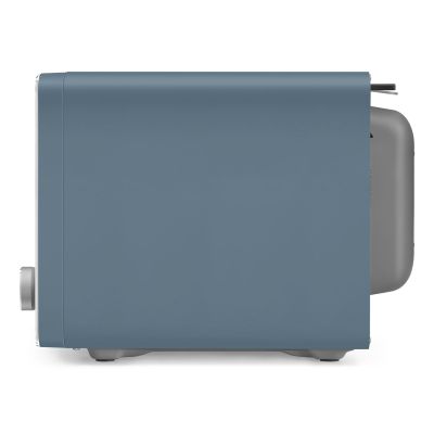 7. Smeg MOC02SBMEU Mikrowelle, blau, Kombi-Mikrowelle für die Arbeitsplatte, 27 l, 900 W