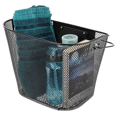 10. Fahrradkorb vorne, Klickmontage, schwarz