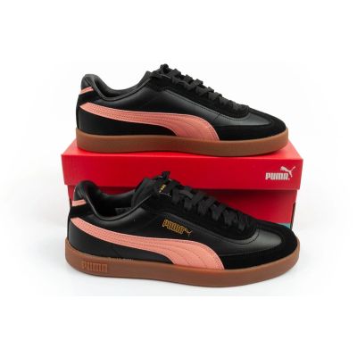 9. Puma Damen-Sportschuhe Club II Era Sneaker, schwarz, modisches Leder