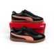 9. Puma Damen-Sportschuhe Club II Era Sneaker, schwarz, modisches Leder