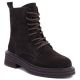 4. Damen-Ankle-Boots aus Leder, Wildleder, Schokoladenbraun, Sergio Leone TR-02