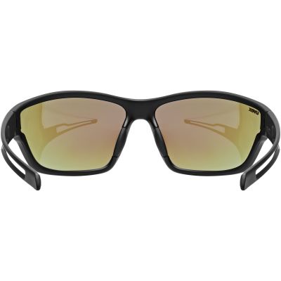 2. Uvex Sportstyle 806 Fahrradbrille – black matt/mirror blue