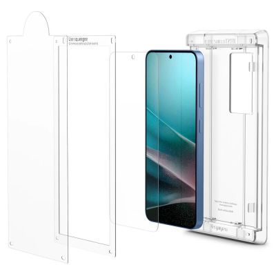 11. Spigen ELITE SHIELD EZ FIT Hydrogel-Folie für Samsung Galaxy S25 - Transparent
