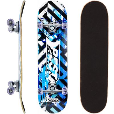 18. STREET BLAUES HOLZ-SKATEBOARD BEST SPORTING