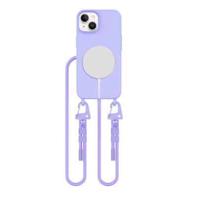 Tech-Protect MagNecklace MagSafe-Hülle für iPhone 14 – Lavendel