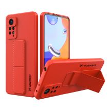 Wozinsky Kickstand Case Silikonhülle mit Ständer Xiaomi Redmi Note 11 Pro rot