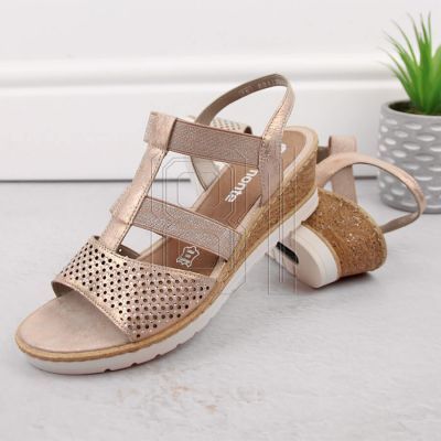 5. Bequeme Keilsandaletten Remonte W RKR667 Roségold