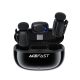 3. Acefast R2 Kabellose Lavalier-Mikrofone - Schwarz