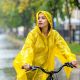 3. Fahrrad-Regenponcho für Erwachsene, 100 x 130 x 1 cm, PE, 135 g, Dunlop – Gelb