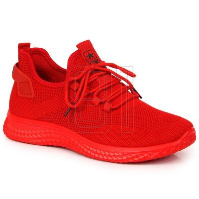 10. NewS M EVE266B red textile sports shoes