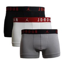 Air Jordan Flight Cotton Core Boxer 3er-Pack Grau/Schwarz/Weiß Herren-Boxershorts - JM0693-F66