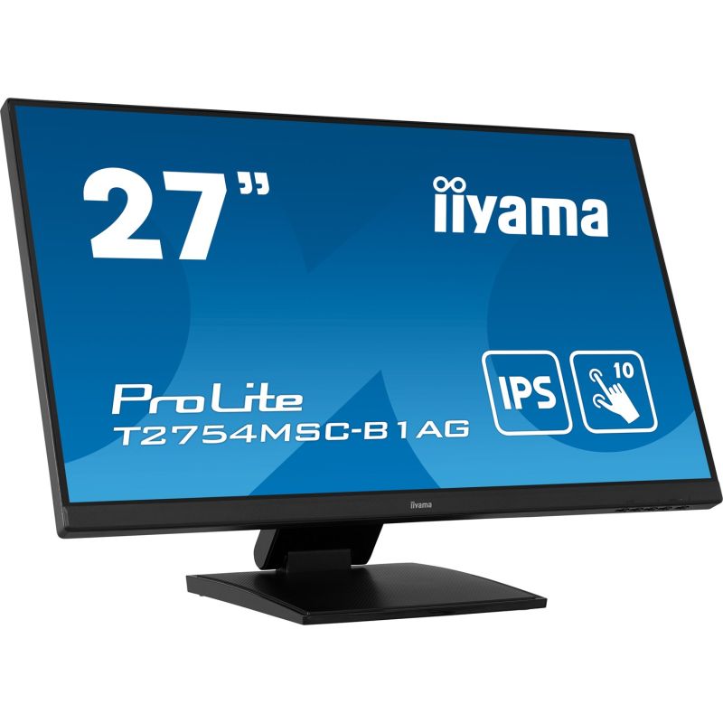5. iiyama ProLite T2754MSC-B1AG Computermonitor 68,6 cm (27") 1920 x 1080 px Full HD LED-Touchscreen Mehrbenutzerfähig Schwarz