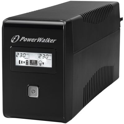 PowerWalker VI 850 LCD USV mit Line-Interactive-Technologie, 0,85 kVA, 480 W