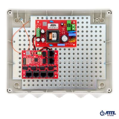 Set für 5 IP-Kameras, PoE-Switch 5P+1UP ATTE IP-5-11-L3
