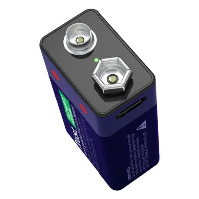 2. TRUST 9V-Batterie, aufladbar über USB-C