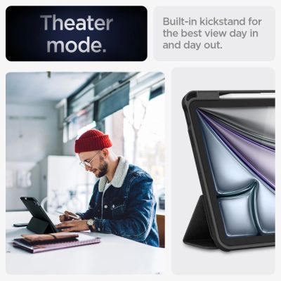 11. Spigen Urban Fit Hülle für iPad Air 10,9'' 4/5 2020-2022 / 11,6'' 2024 – Schwarz