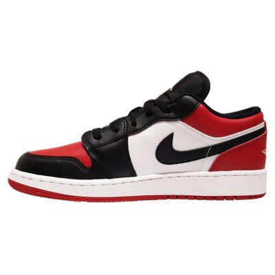 2. Air Jordan 1 Low GS Bred Toe Schuhe - 553560-612