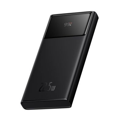 Baseus Star-Lord 10000mAh 22,5W Powerbank mit Digitalanzeige und 30cm USB-C 3A Kabel - Schwarz