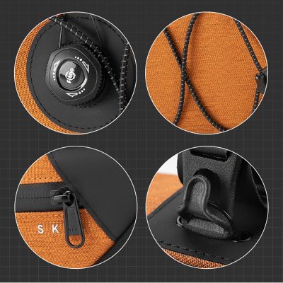 6. Rockbros TL003 ROAD TO SKY 2L Rahmentasche, wasserdicht – Orange