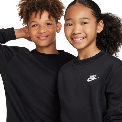 6. Nike Sportswear Club Fleece Kinder-Sweatshirt Schwarz FD3006 010
