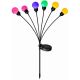 3. Solarlampe tanzt im Wind, bunte Kugeln, 6 LEDs, 75 cm XXL