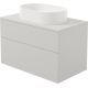 Waschtischunterschrank mit Granitwaschbecken – 55 x 35 cm