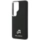6. Karl Lagerfeld Saffiano KC Metal Logo MagSafe Hülle für Samsung Galaxy S26 Ultra, Schwarz