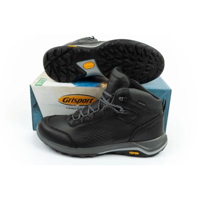 10. Grisport Herren-Trekkingschuhe Nero Avon SPO-TEX Leder schwarz