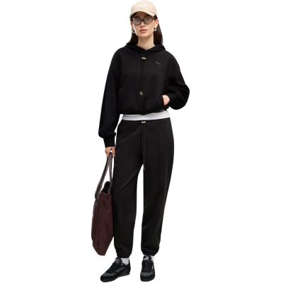 5. Puma Her Relaxed Hoodie Damen Schwarz 694027 01