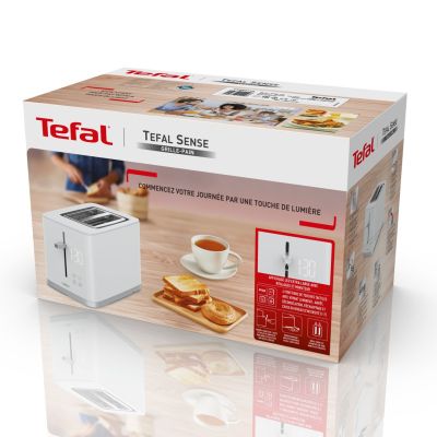 8. Tefal Sense TT6931 2-Scheiben-Toaster, 850 W, Weiß
