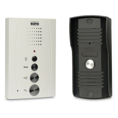 2. EURA ADP-11A3 „INVITO“ Gegensprechanlage ohne Hörer, weiß