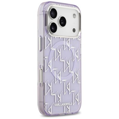 4. Karl Lagerfeld IML KL Monogram MagSafe Case für iPhone 17 Pro - Lila