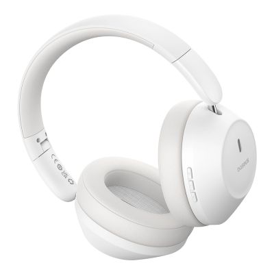 5. Baseus Bass 30 Max On-Ear-Bluetooth 5.3-Funkkopfhörer – Weiß