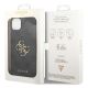 8. Guess 4G Big Metal Logo iPhone 15 Hülle - Grau